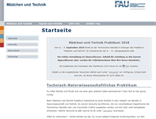 Tablet Screenshot of maedchen-technik.de